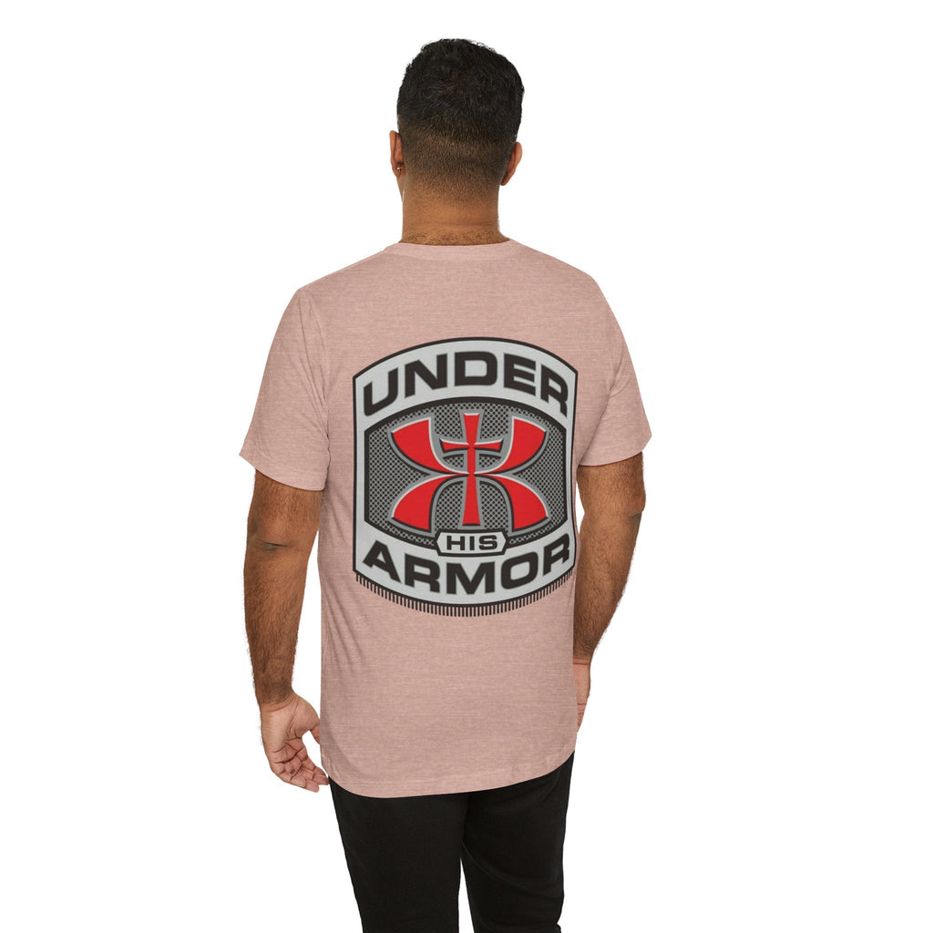 Under HIS Armor Christian T-Shirt — Faith-Inspired Under Armour Style Printify