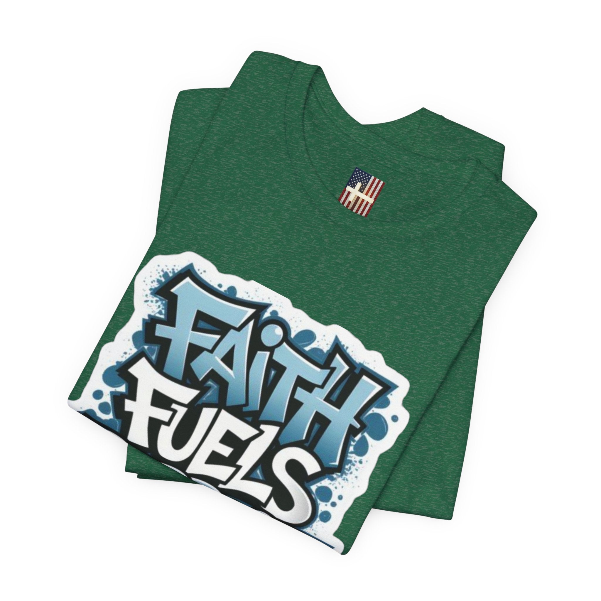 Faith Fuels Purpose T-shirt – Inspirational Christian T-shirt for Divine Drive & Unstoppable Belief Printify