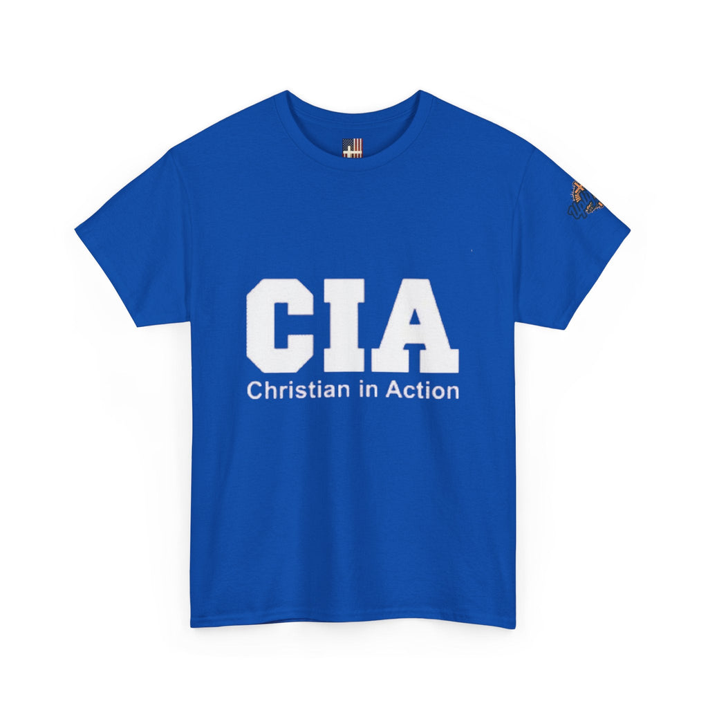 CIA Christian in Action T-shirt - Funny Faith Parody T-shirt - Mission Ready Apparel Printify