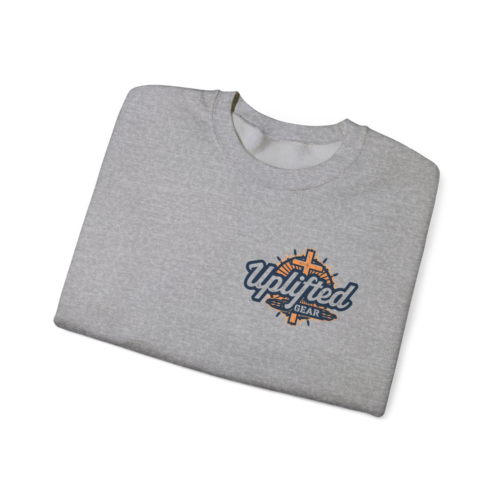 Abide Sweatshirt – Vine Wrapped John 15:5 Christian Sweatshirt for Cozy Devotion Printify