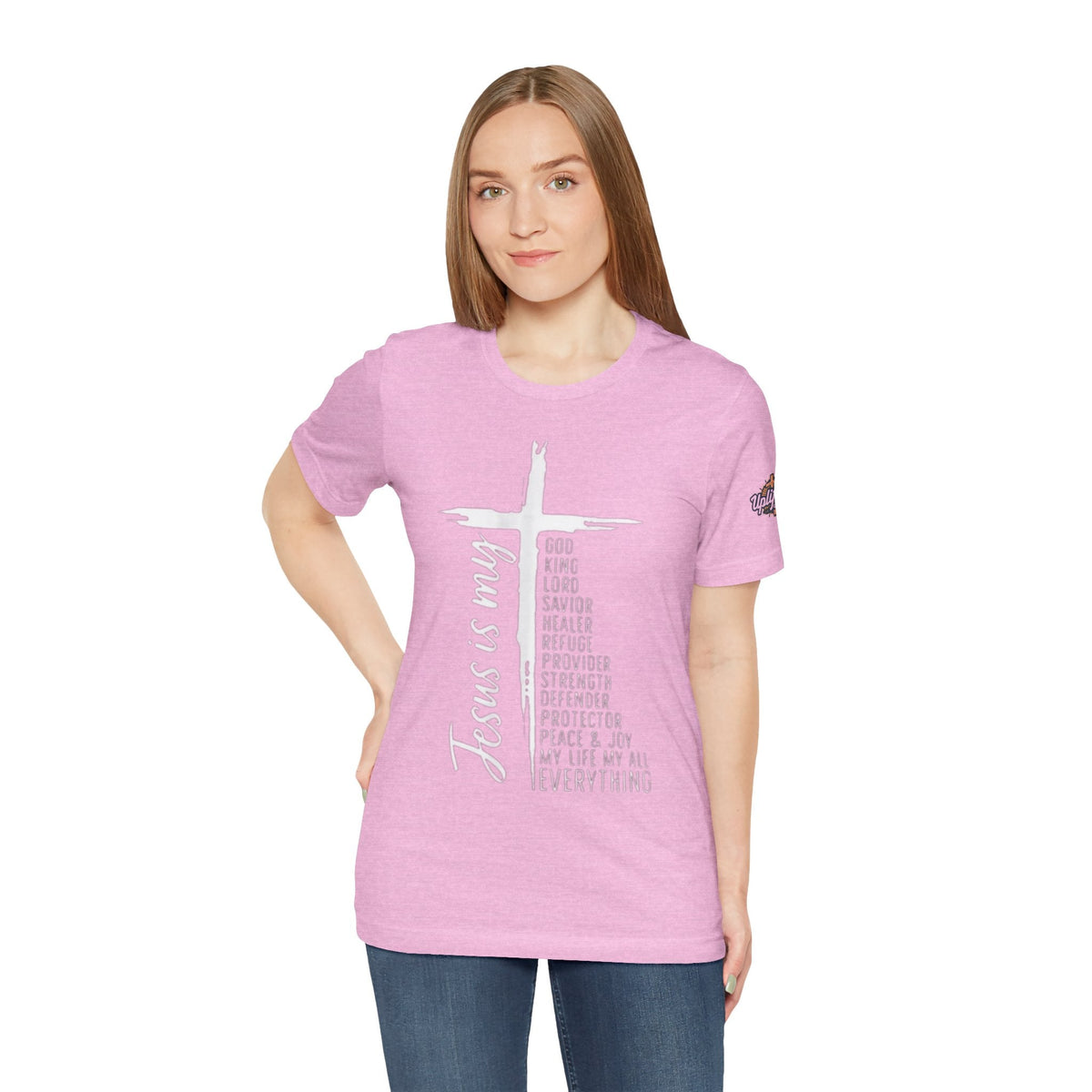 Jesus Is My Everything T-shirt – Cross List God King Lord Savior Christian T-shirt for Total Surrender Faith Printify