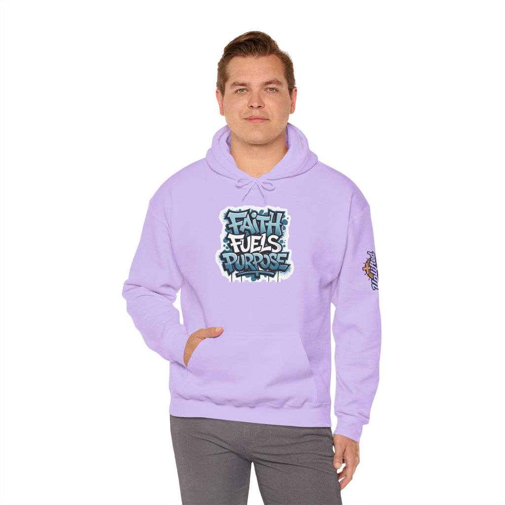 Faith Fuels Purpose Hoodie – Inspirational Christian Sweatshirt for Divine Drive & Unstoppable Belief Printify