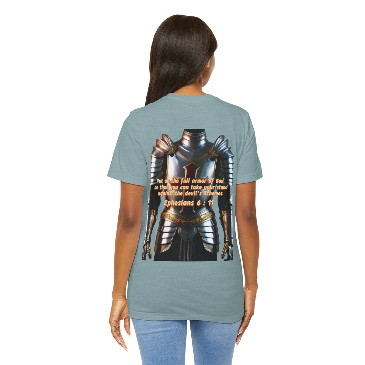Religious Graphic Armor Of God Design - Unisex Jersey Short Sleeve Tee Printify