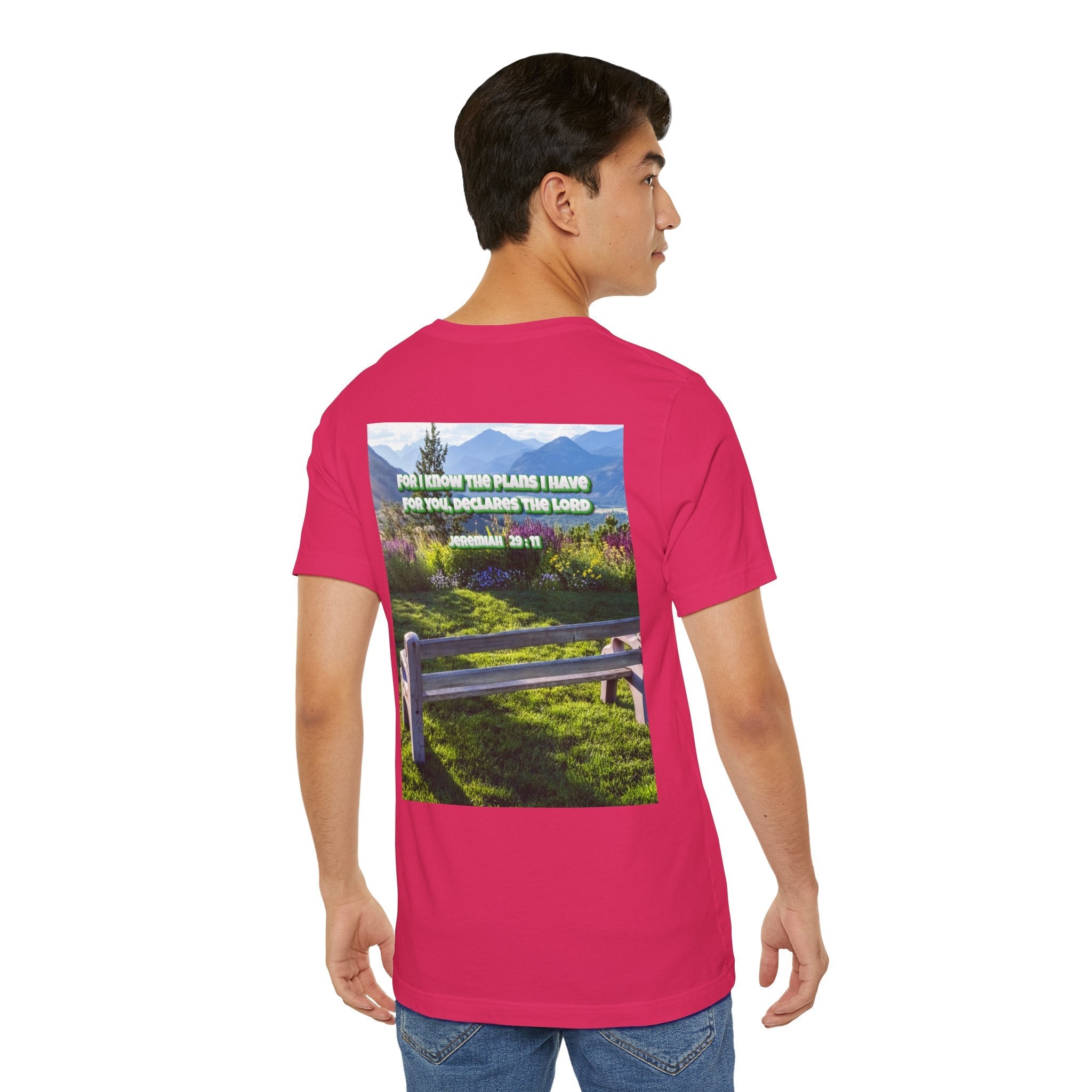 Bible Verse Unisex Tee - Jeremiah 29 : 11 Printify