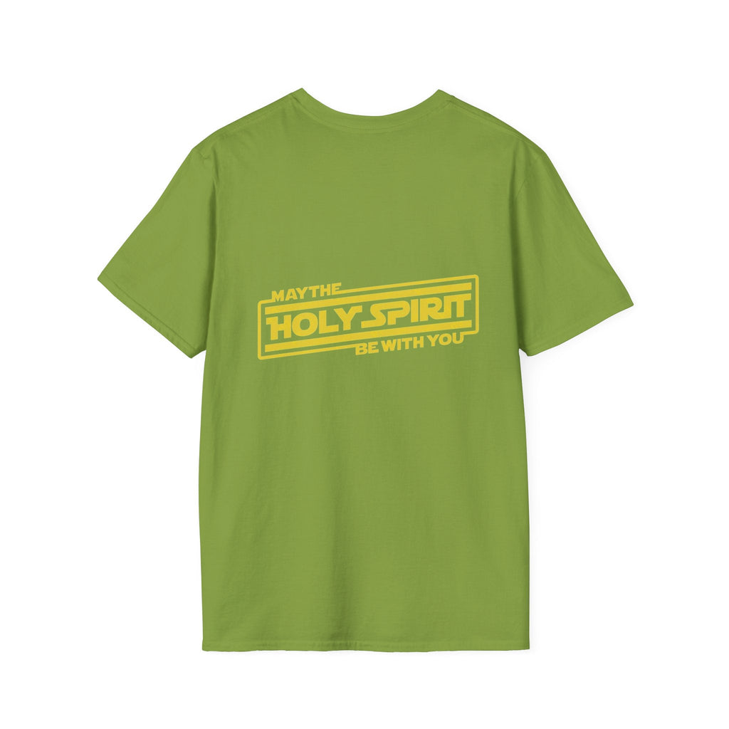 May the Holy Spirit Be With You T-shirt - Christian Star Wars Parody T-shirt Printify