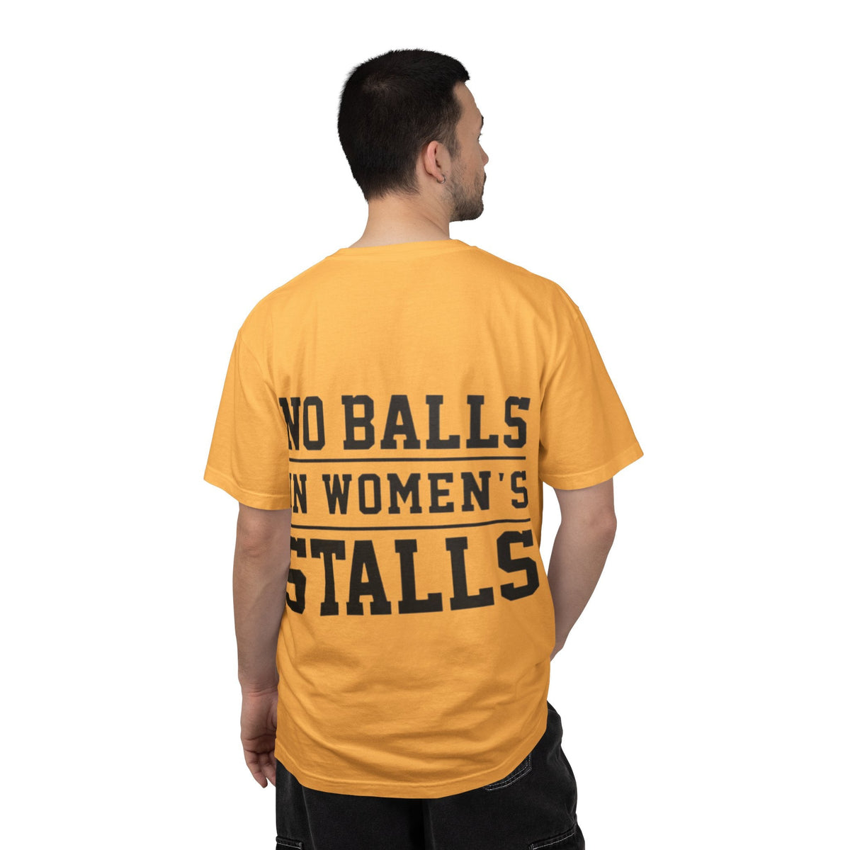 No Balls in Women’s Stalls Graphic Tee — Uplifted Sports Vibe T-Shirt Printify