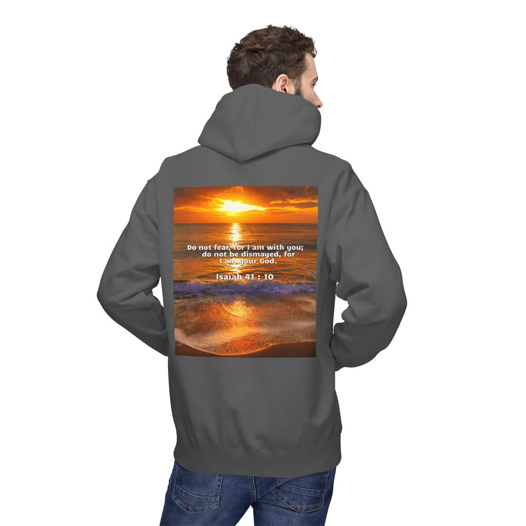 Hoodie - Isaiah 41:10 Bible Verse Religious Design Printify