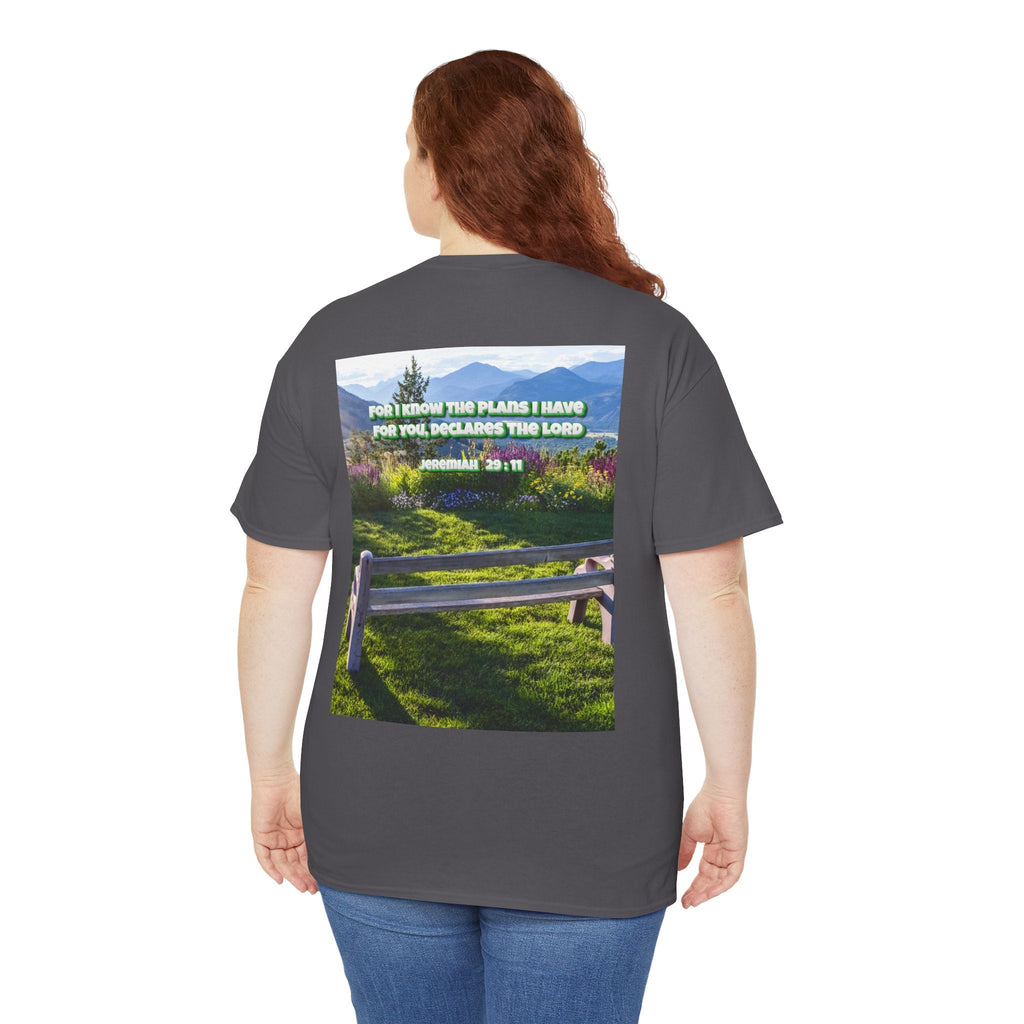 Bible Verse Unisex Tee -  Jeremiah 29 : 11 Printify