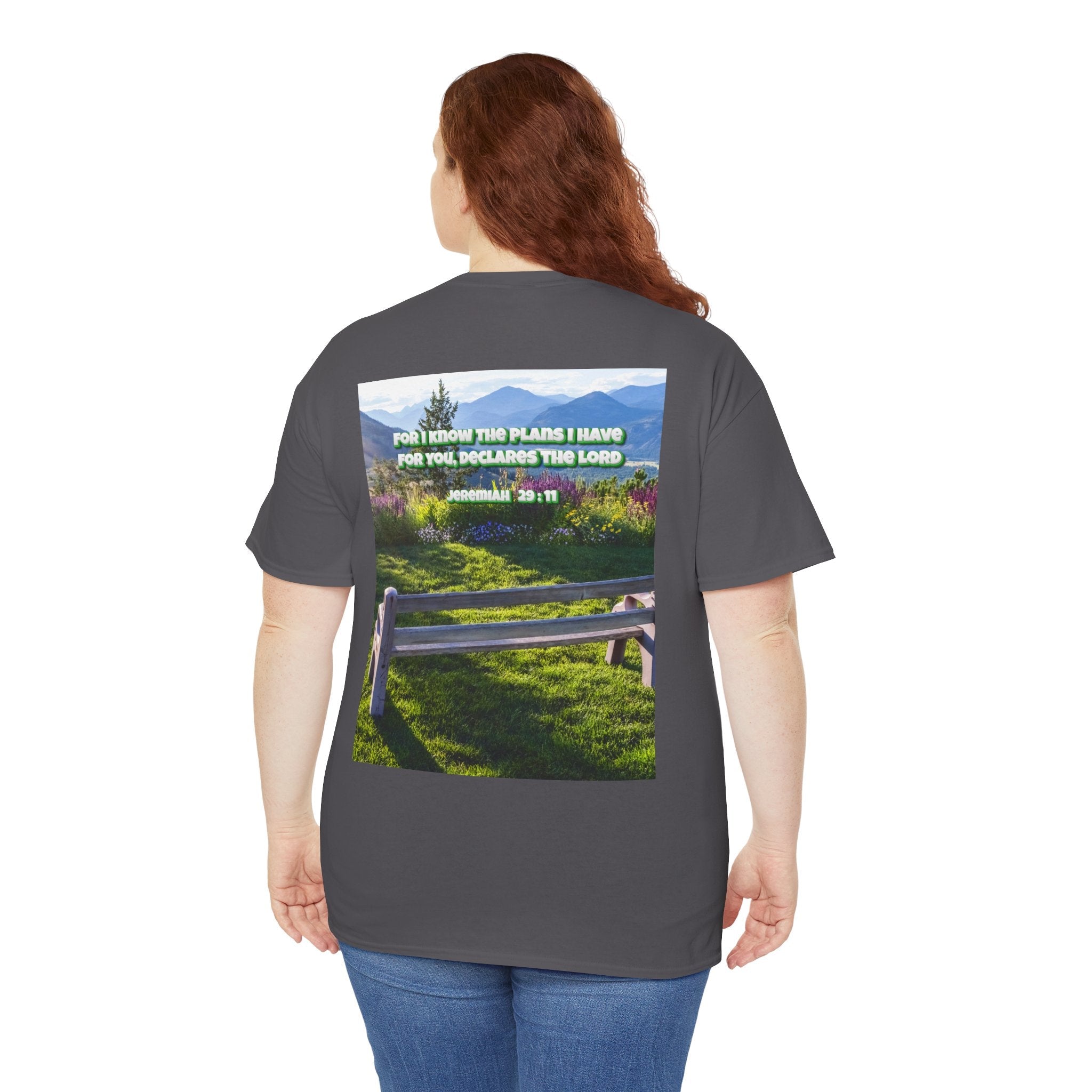 Bible Verse Unisex Tee -  Jeremiah 29 : 11 Printify