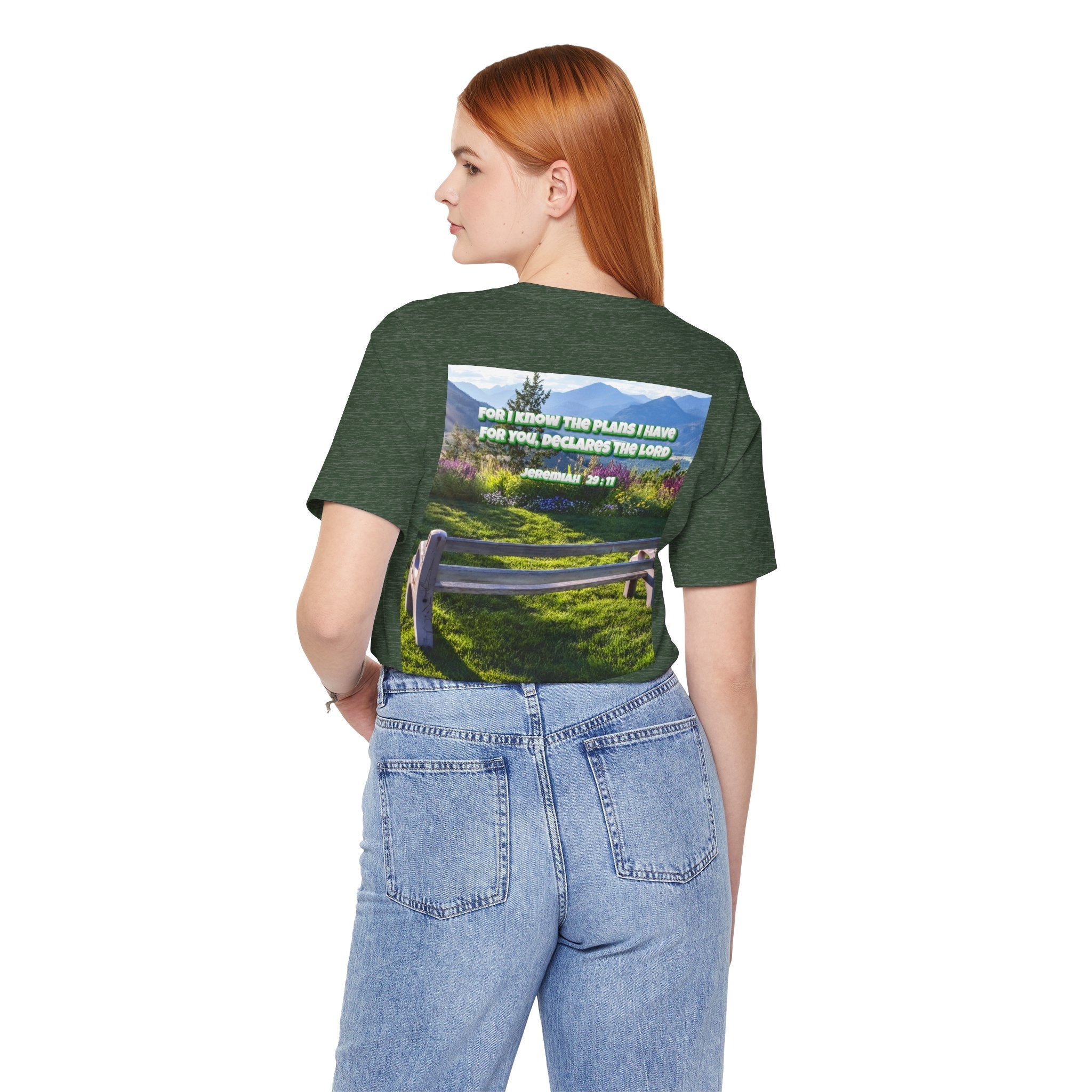 Bible Verse Unisex Tee - Jeremiah 29 : 11 Printify