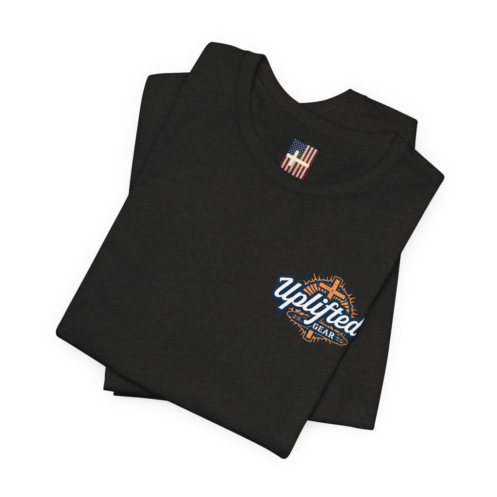 MAGA Gold Letter T-Shirt — "Make America Great Again" Printify
