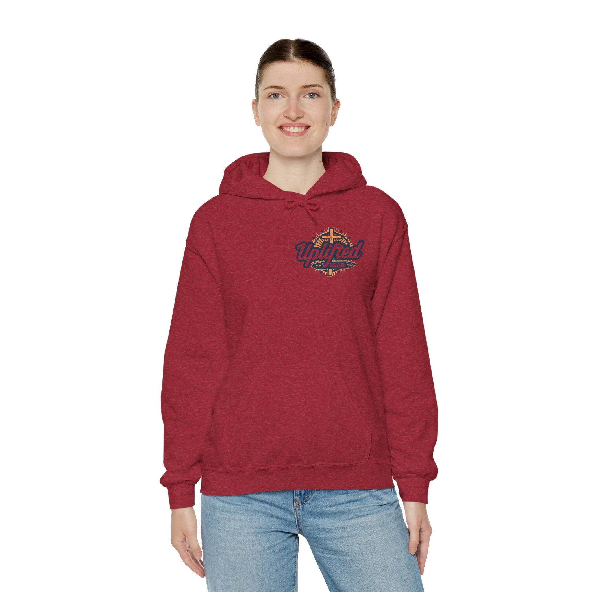 Bible Verse Unisex Heavy Blend™ Hooded Sweatshirt - Isaiah 41 : 10 Printify