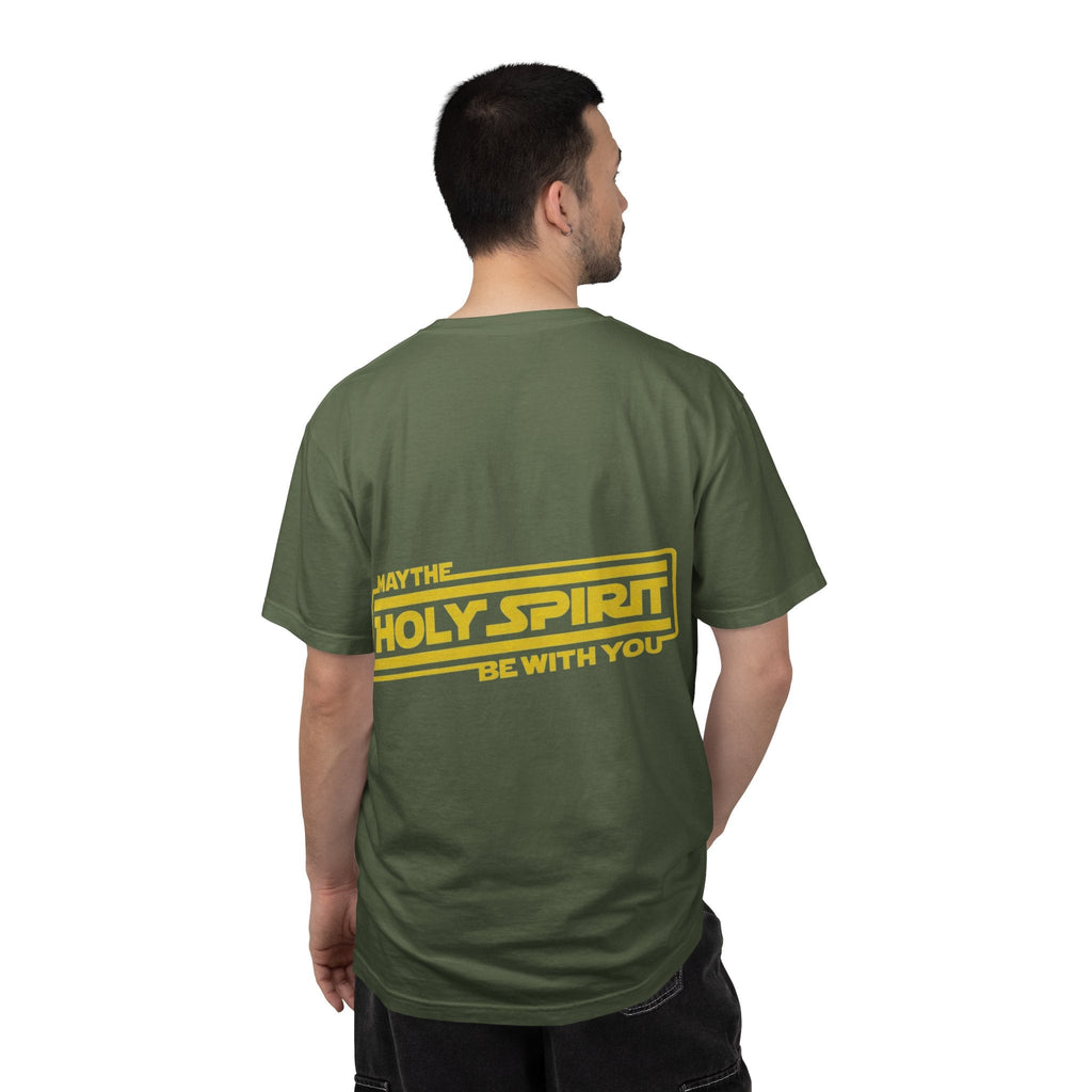 May the Holy Spirit Be With You T-shirt - Christian Star Wars Parody T-shirt Printify
