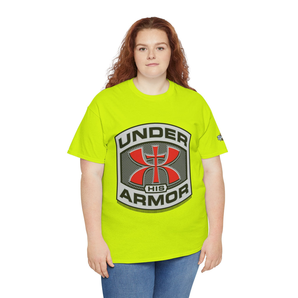 Under HIS Armor Christian T-Shirt — Faith-Inspired Under Armour Style Printify