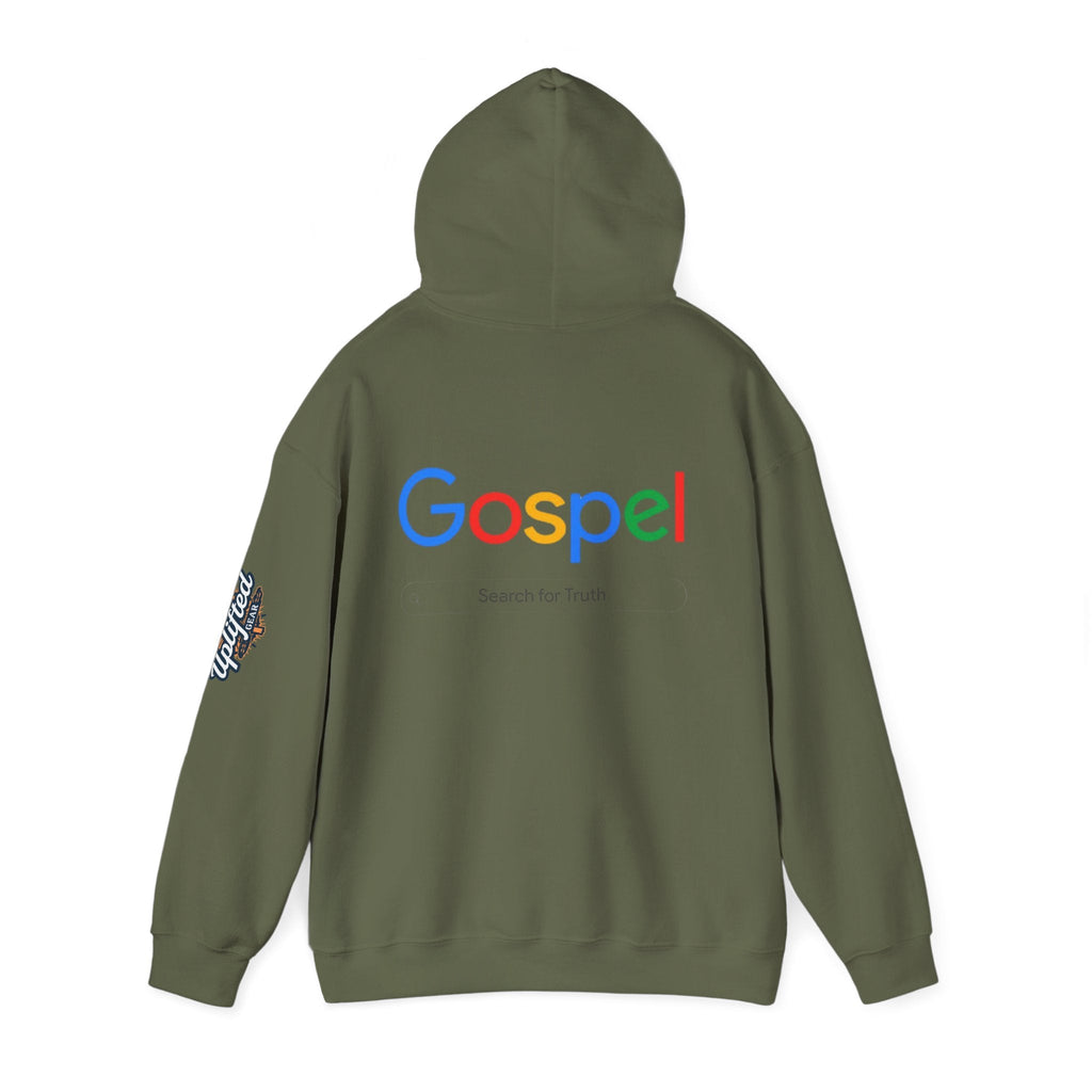 Gospel Hoodie — "Search for Truth" Christian Faith Pullover Printify
