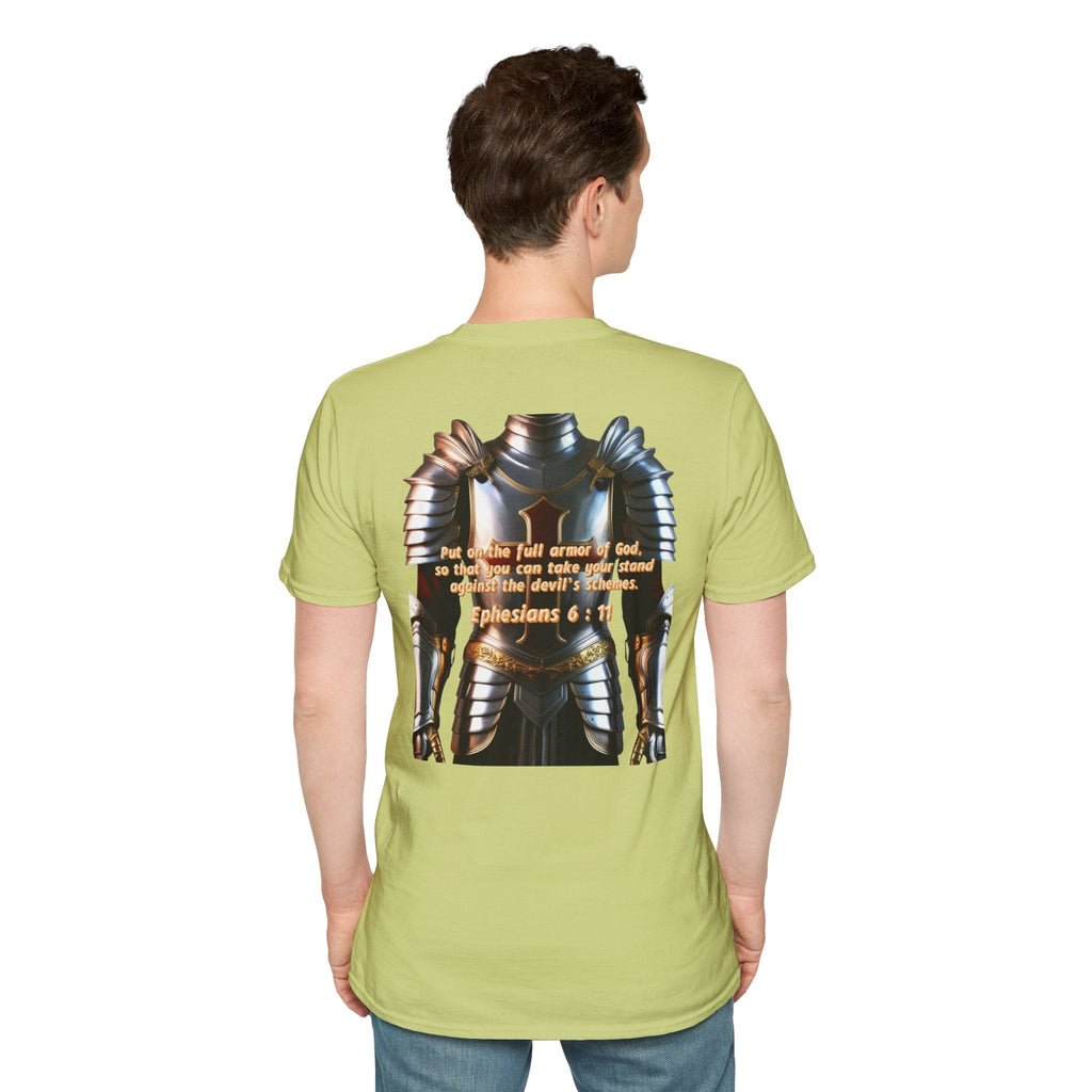 Religious Graphic Armor Of God Design - Unisex Softstyle T-Shirt Printify