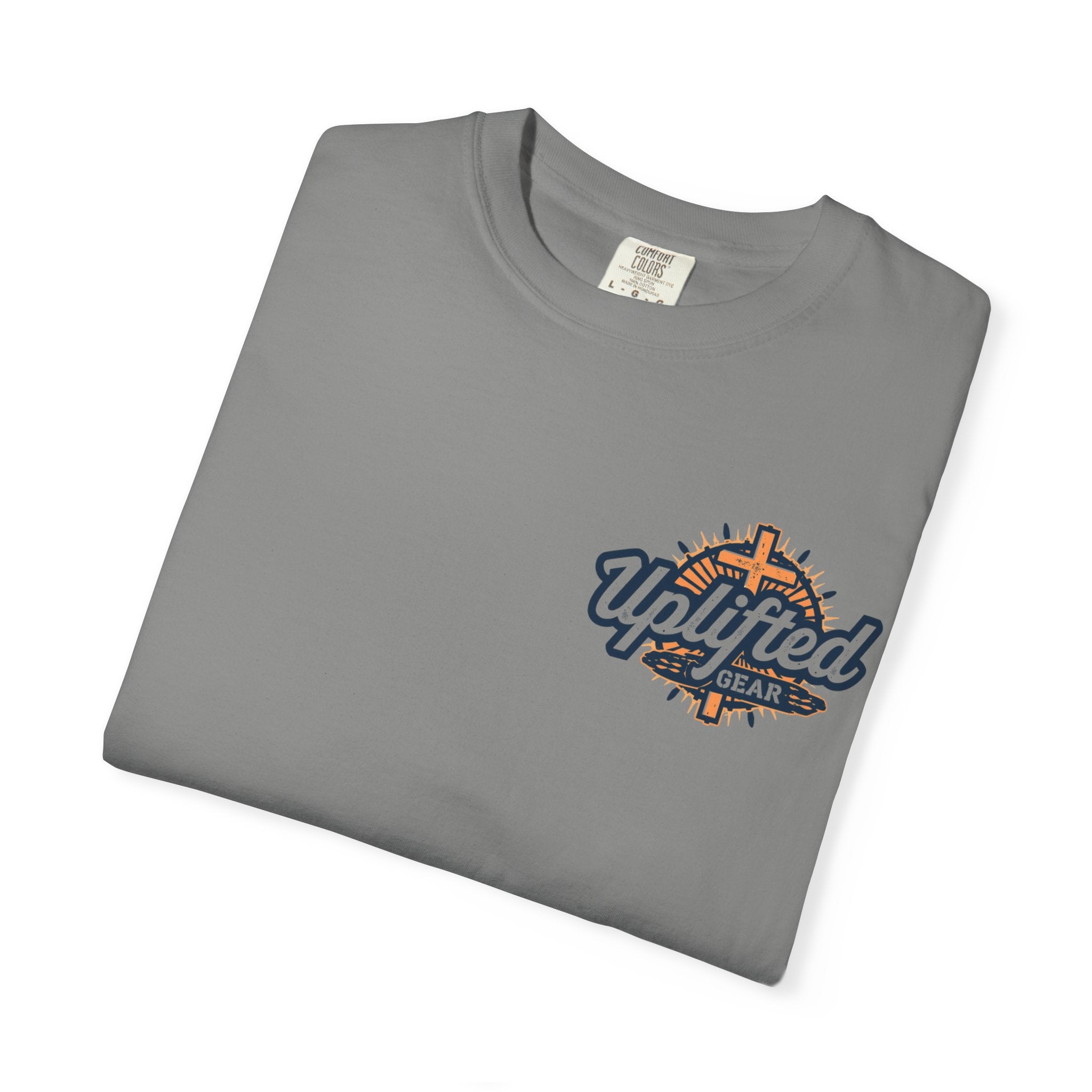 Faith Over Fear T-shirt – Graffiti Wall Christian T-shirt for Bold 2 Corinthians 5:7 Streetwear & Unshakable Faith Printify