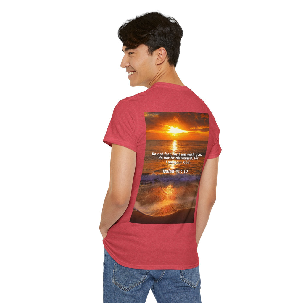 Bible Verse Unisex Tee -  Isaiah 41 : 10 Printify