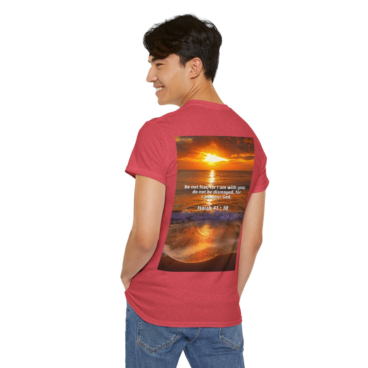 Bible Verse Unisex Tee -  Isaiah 41 : 10 Printify