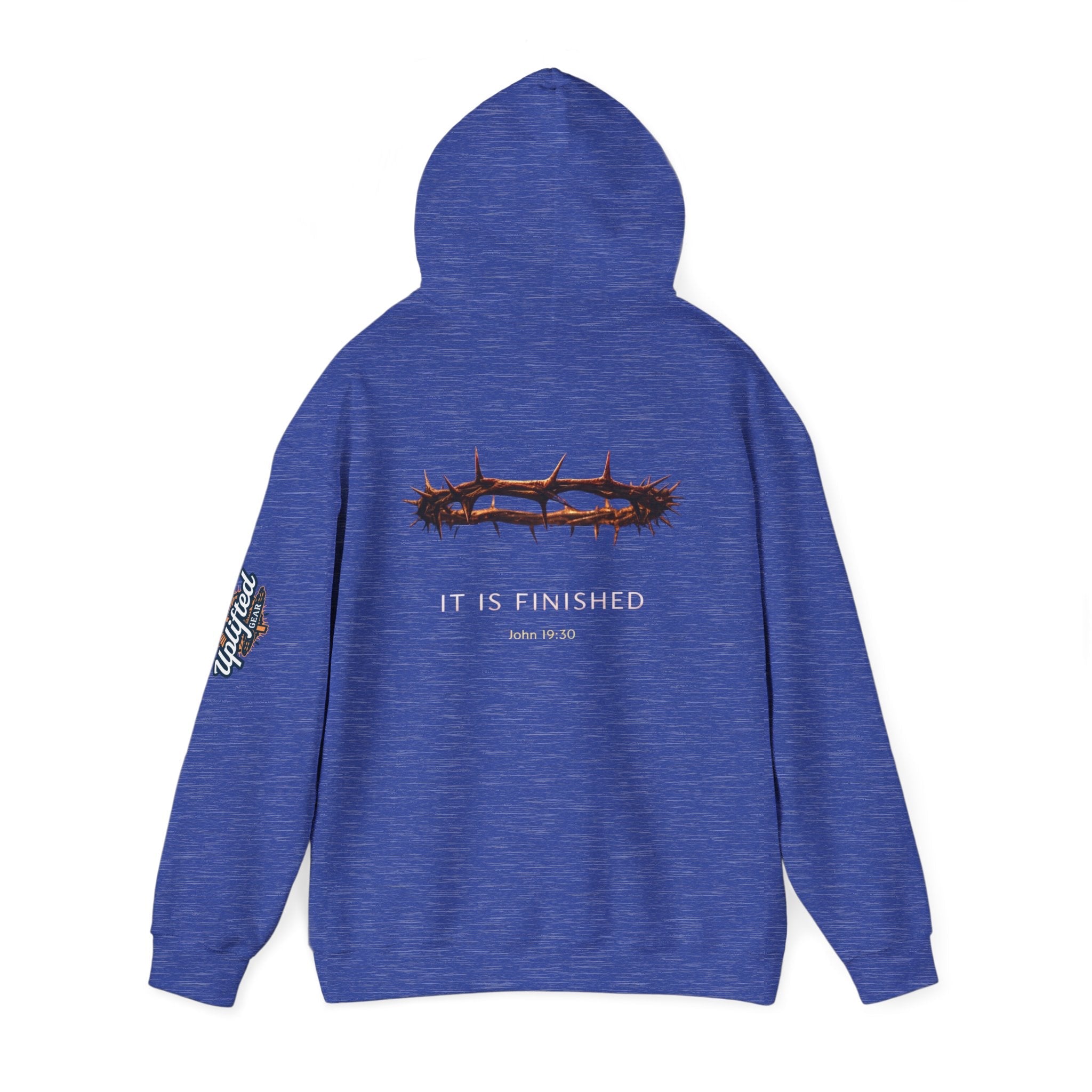 It Is Finished Crown of Thorns Hoodie — Christian John 19:30 Faith Hoodie Printify