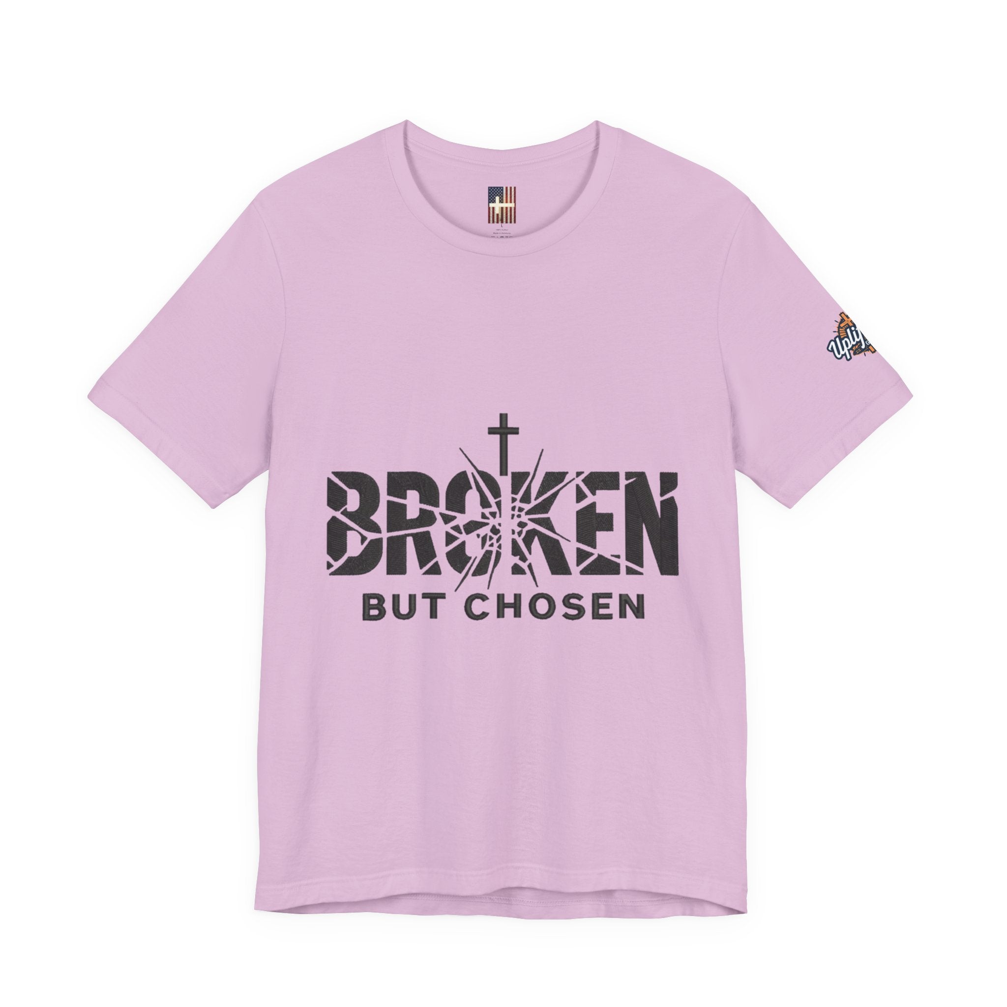 Broken But Chosen T-Shirt — Inspirational Faith Graphic Tee Printify