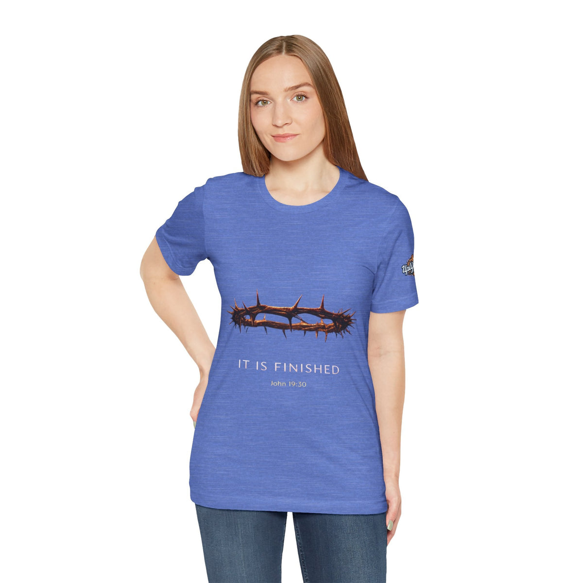 It Is Finished Crown of Thorns Tee — Christian John 19:30 Faith Shirt Printify