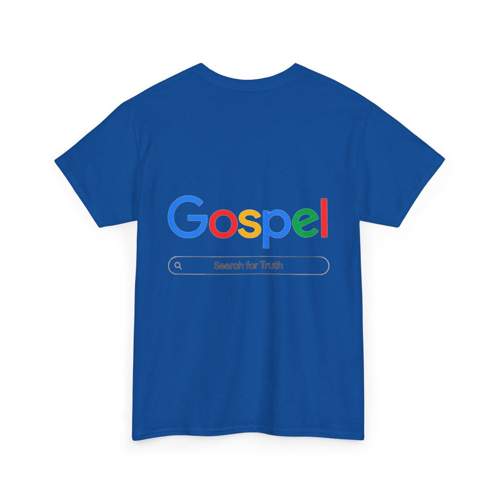 Gospel Graphic Tee — "Gospel" Colorful Logo Christian T-Shirt Printify