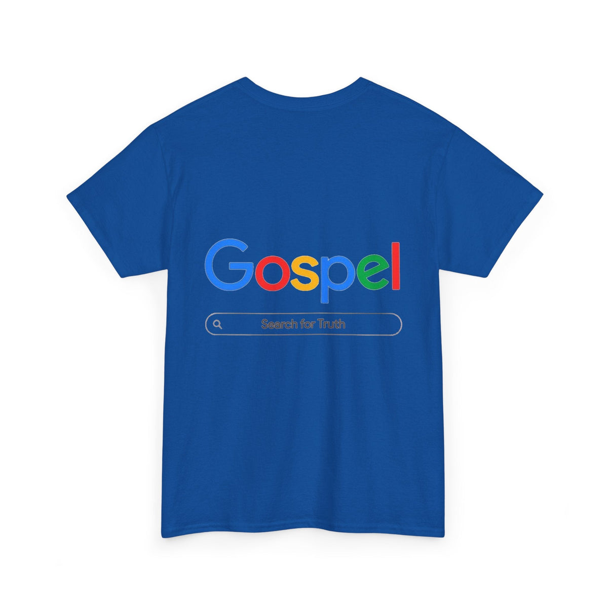 Gospel Graphic Tee — "Gospel" Colorful Logo Christian T-Shirt Printify