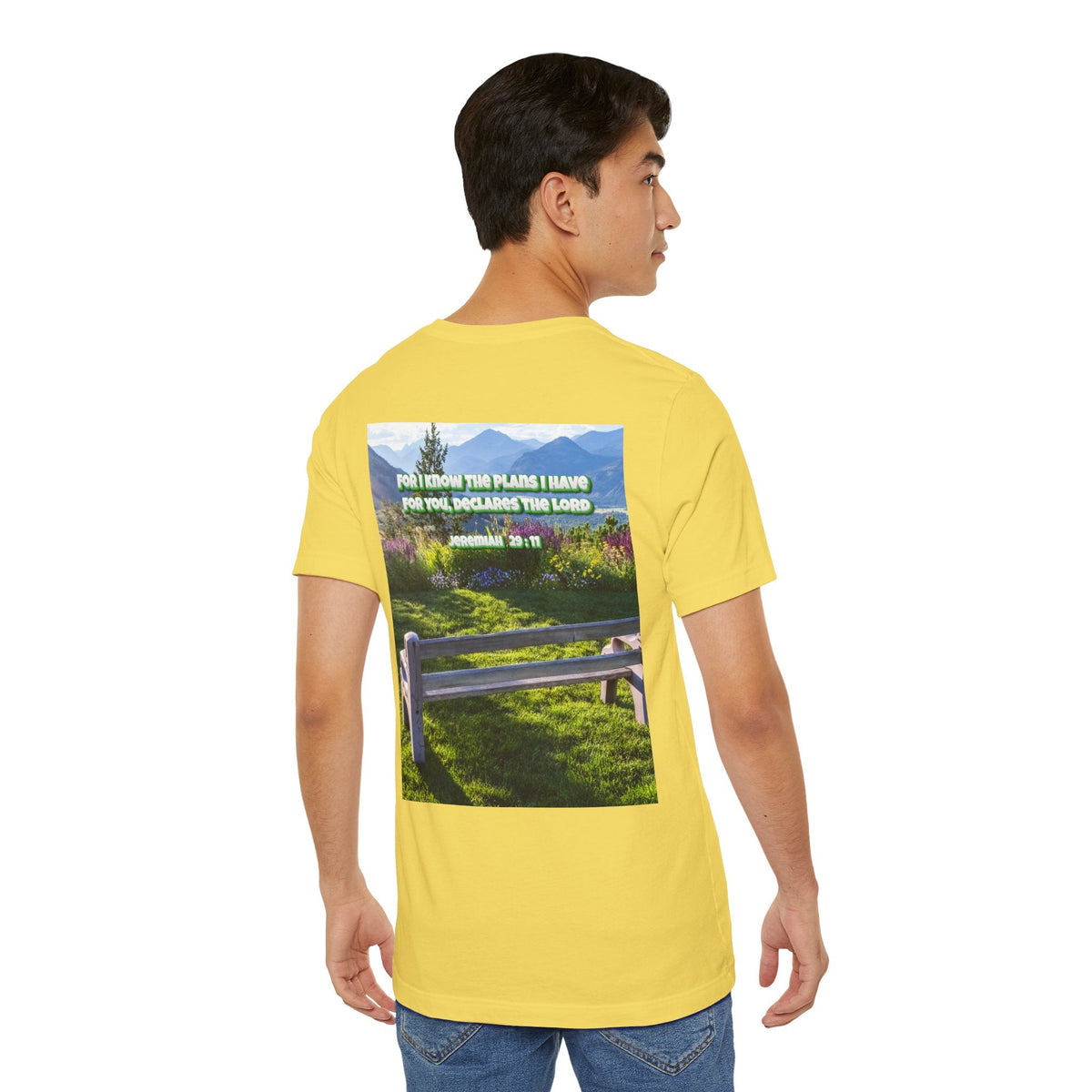 Bible Verse Unisex Tee - Jeremiah 29 : 11 Printify