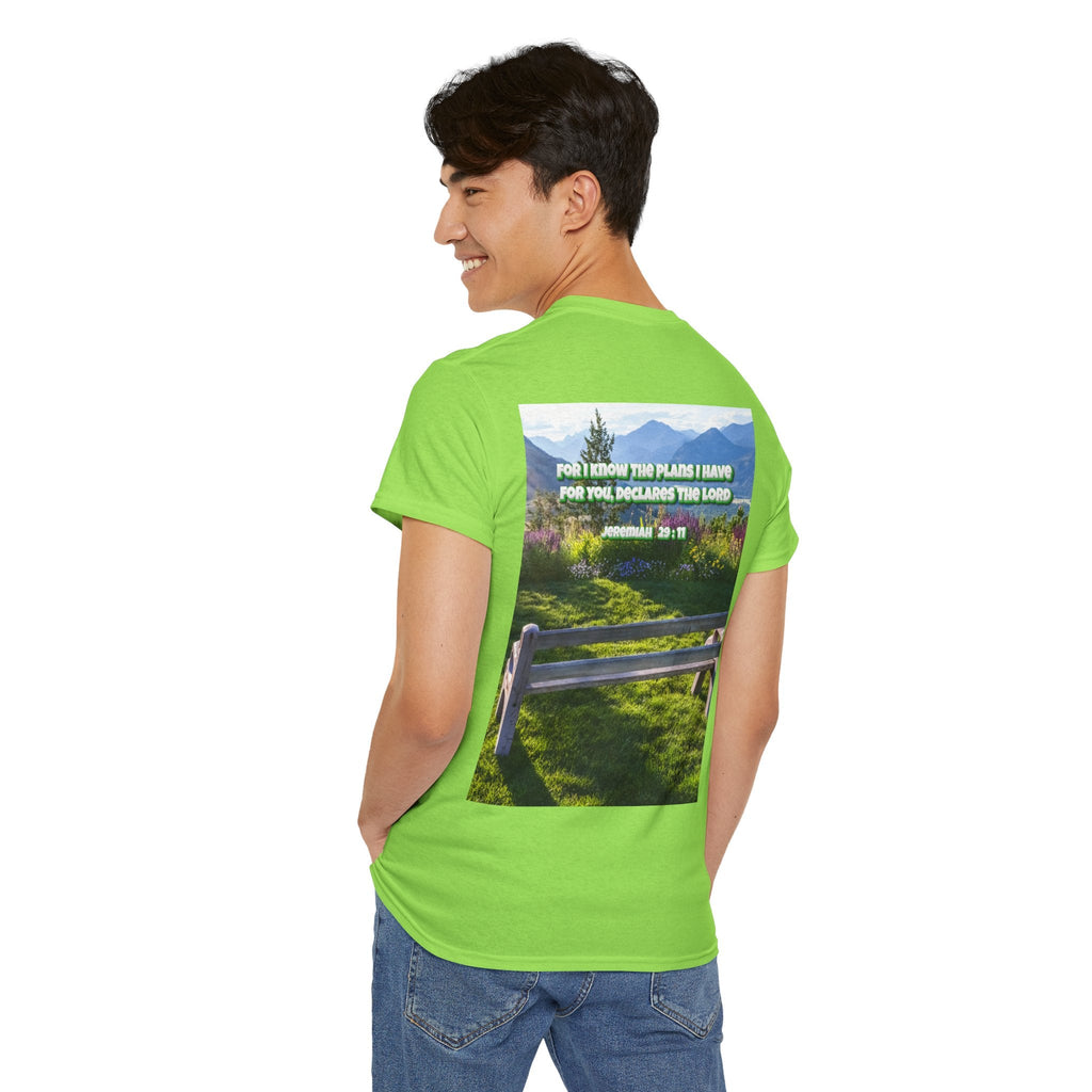 Bible Verse Unisex Tee -  Jeremiah 29 : 11 Printify