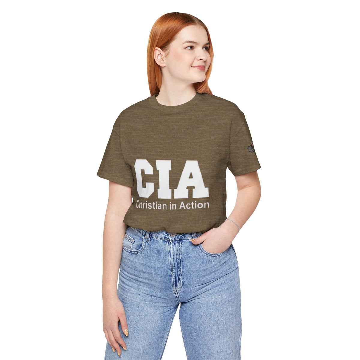 CIA Christian in Action T-shirt - Funny Faith Parody T-shirt - Mission Ready Apparel Printify