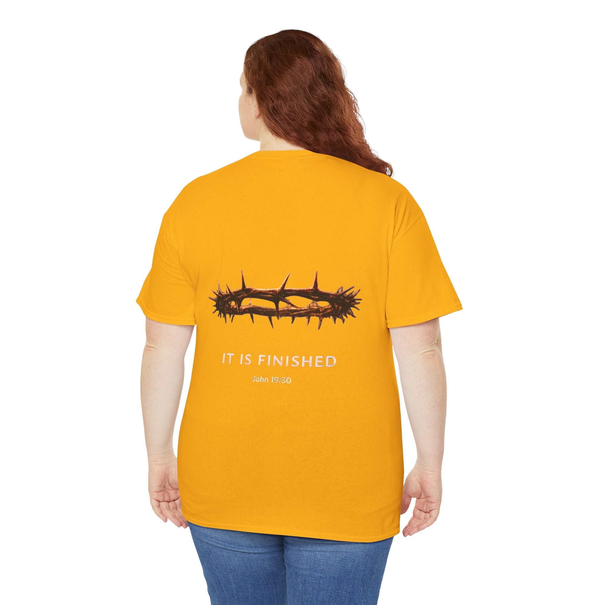 It Is Finished Crown of Thorns Tee — Christian John 19:30 Faith Shirt Printify