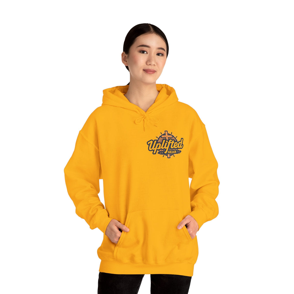Religious Graphic Armor Of God Design - Unisex Heavy Blend™ Hooded Sweatshirt Printify