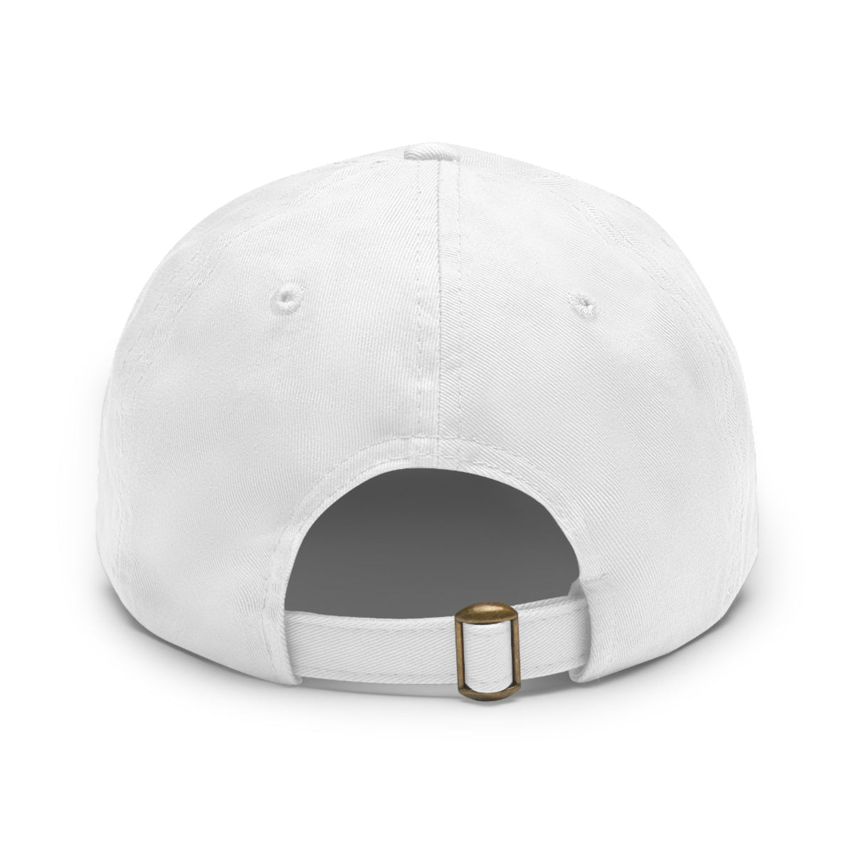 Uplifted Gear Leather Patch Dad Hat — Vintage Aviation Logo Cap Printify