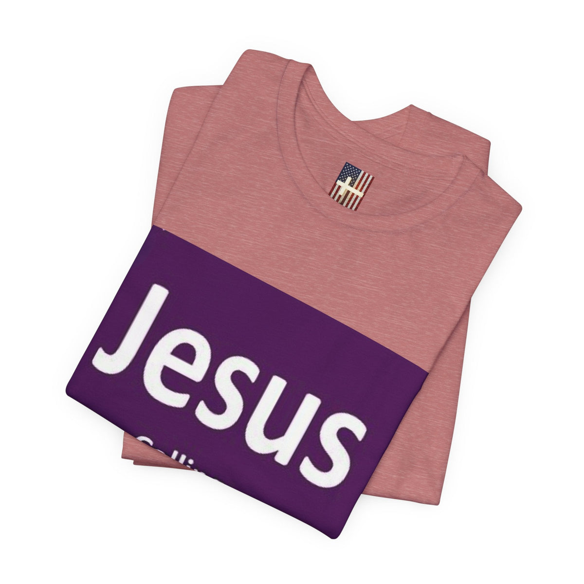 Jesus Calling T-shirt – Funny Cell Phone Screen Christian T-shirt for Divine Connection & Faith Humor Printify