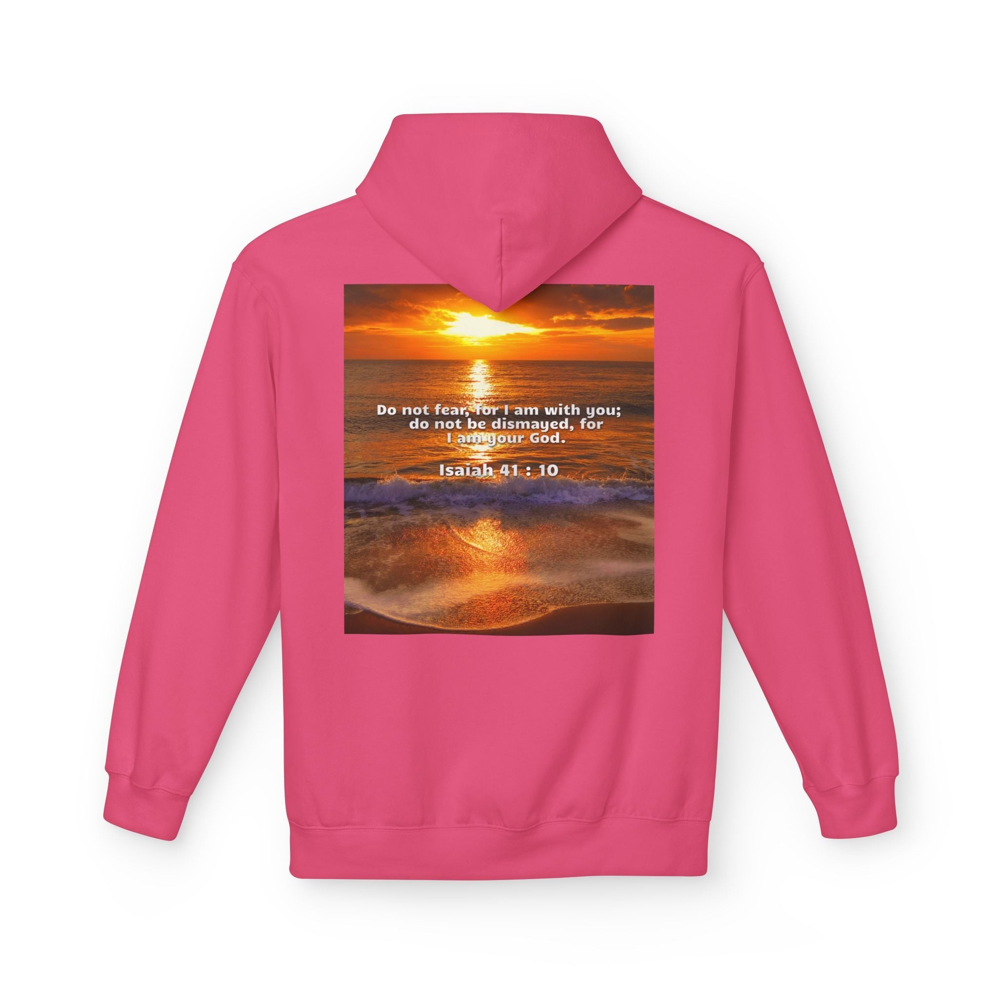 Hoodie - Isaiah 41:10 Bible Verse Religious Design Printify