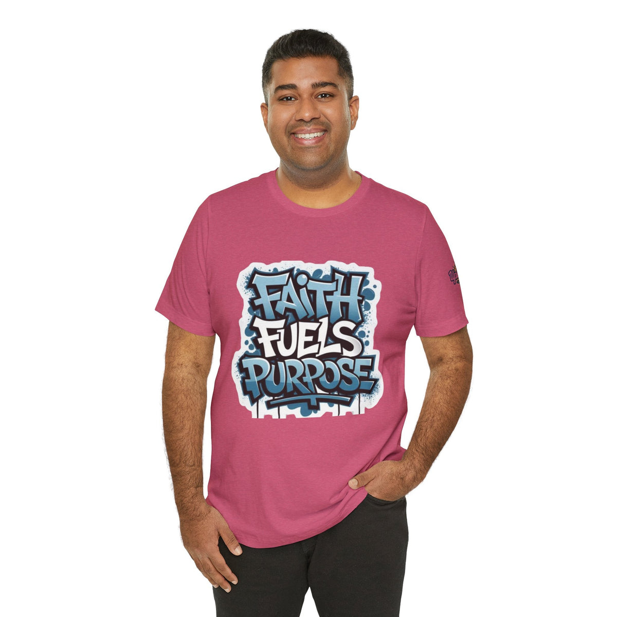 Faith Fuels Purpose T-shirt – Inspirational Christian T-shirt for Divine Drive & Unstoppable Belief Printify