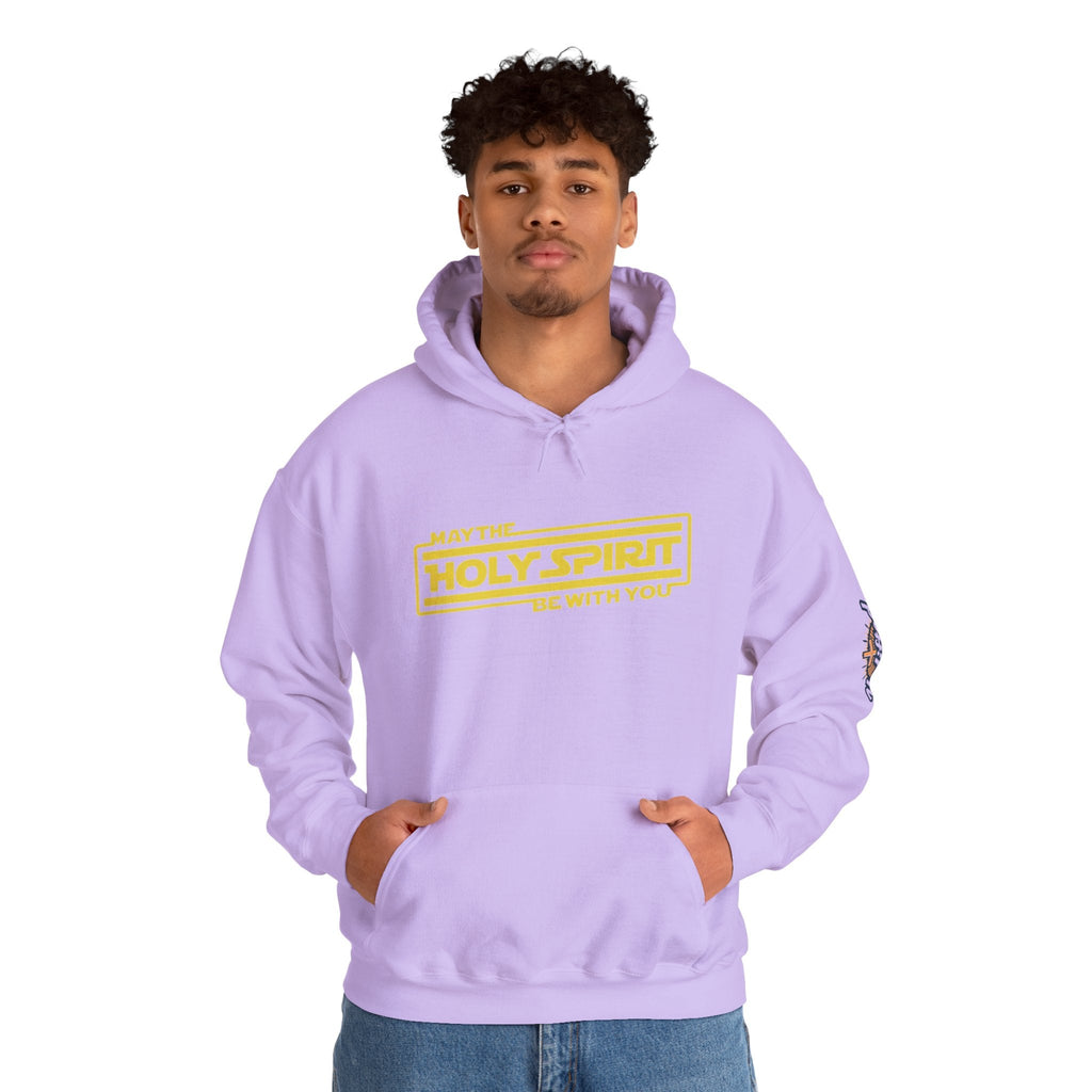 May the Holy Spirit Be With You Hoodie - Christian Star Wars Parody Hoodie Printify