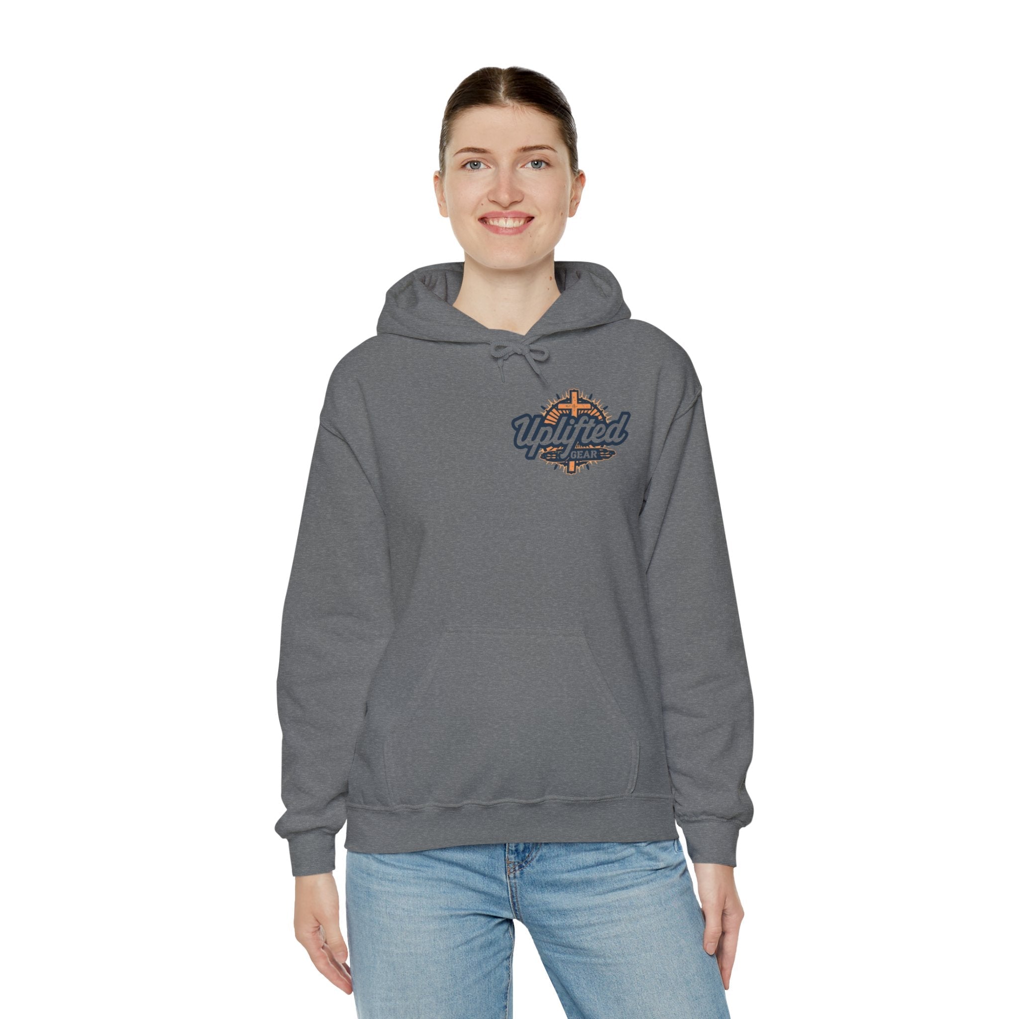 Religious Graphic Armor Of God Design - Unisex Heavy Blend™ Hooded Sweatshirt Printify