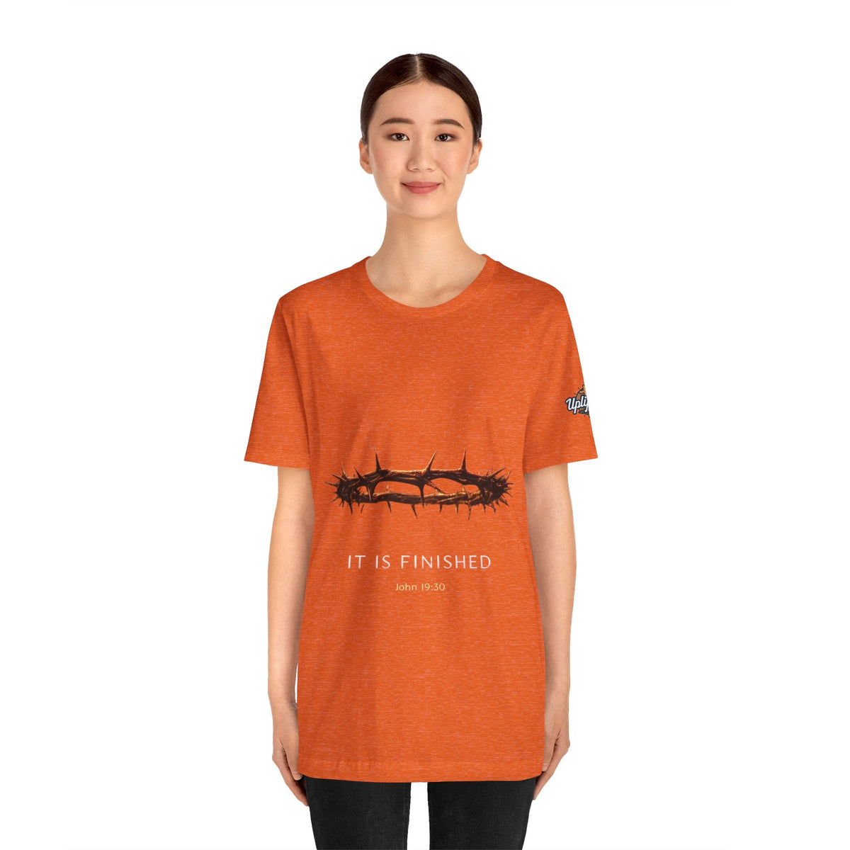 It Is Finished Crown of Thorns Tee — Christian John 19:30 Faith Shirt Printify