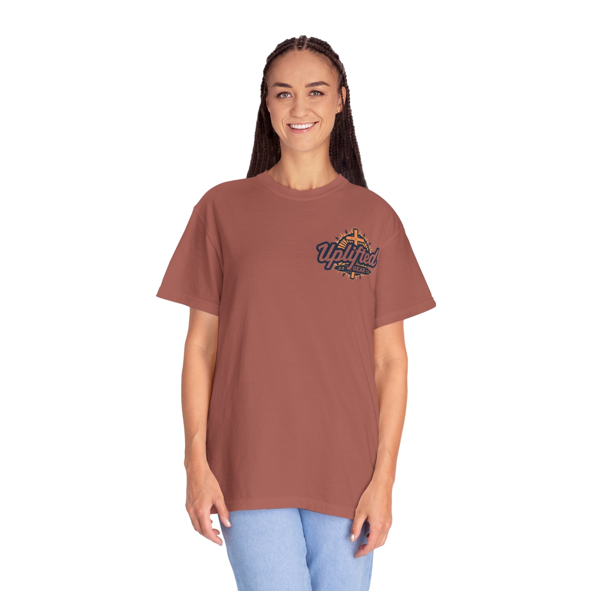 Trust in The Lord Proverbs 3:5-6 Biblical Design Unisex Garment-Dyed T-shirt Printify