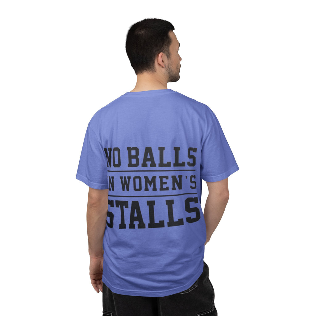 No Balls in Women’s Stalls Graphic Tee — Uplifted Sports Vibe T-Shirt Printify