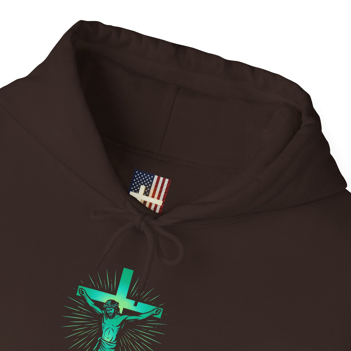 Unashamed Hoodie – Romans 1:16 Crucifixion Christian Hoodie for Bold Unwavering Faith Printify
