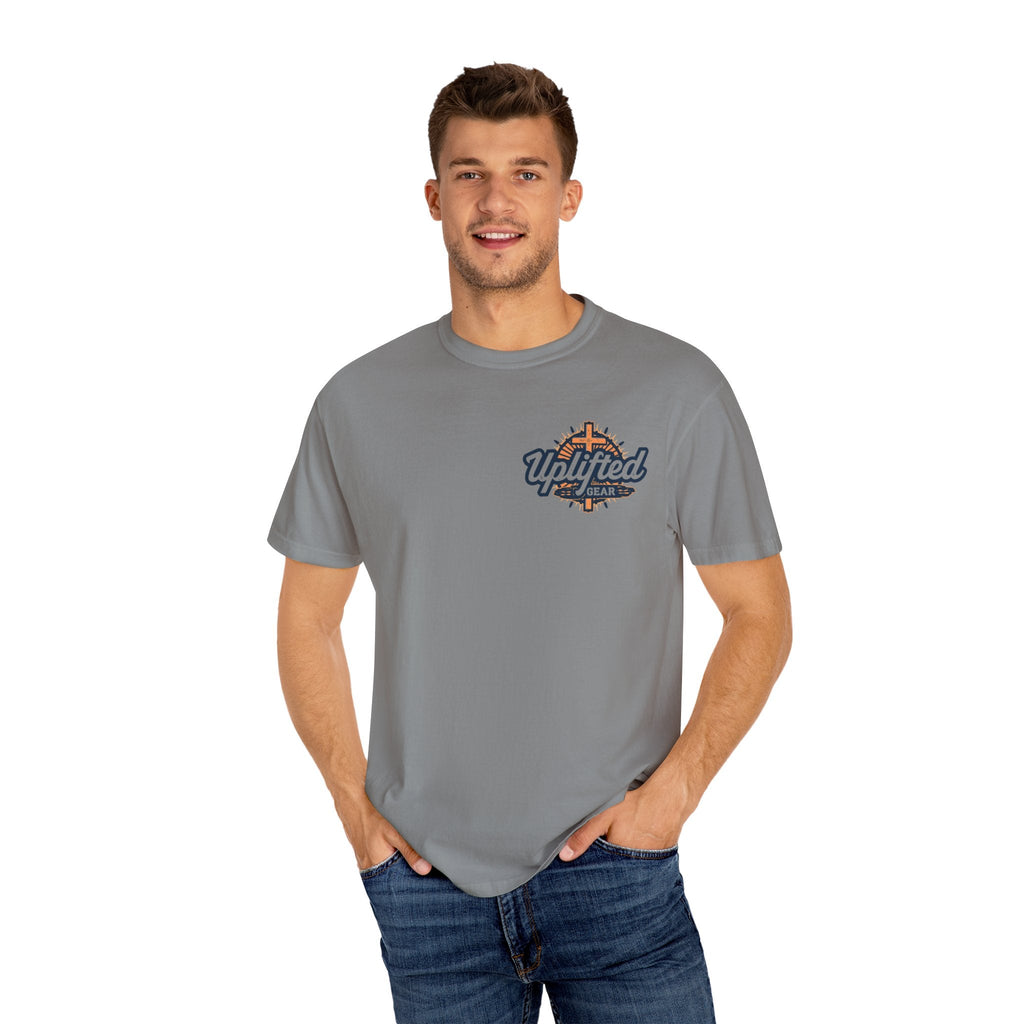 ⚡ Jesus Wasn’t Safe – Neither Am I | Bold Christian T-Shirt | Storm-Walking Faith Tee | Minimalist Black & White Design | Uplifted Gear Printify