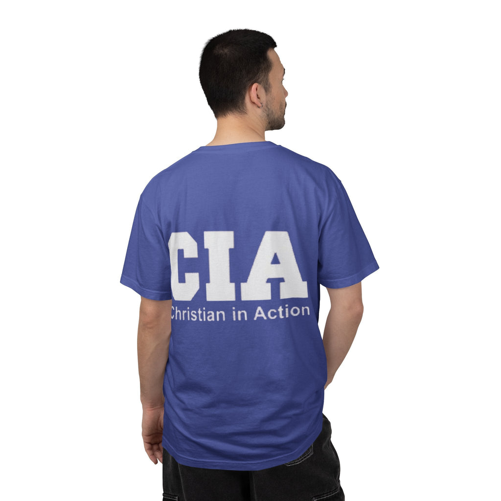CIA Christian in Action T-shirt - Funny Faith Parody T-shirt - Mission Ready Apparel Printify