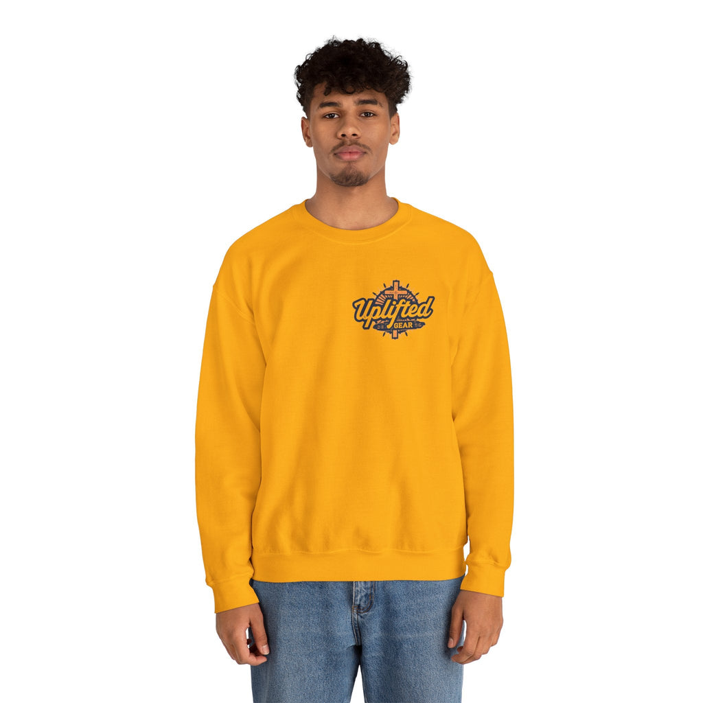 Abide Sweatshirt – Vine Wrapped John 15:5 Christian Sweatshirt for Cozy Devotion Printify
