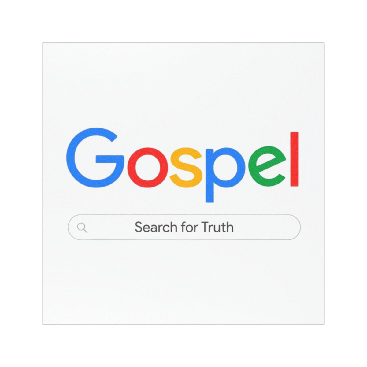 Gospel Car Magnet — “Search for Truth” Christian Faith Vehicle Decal Printify