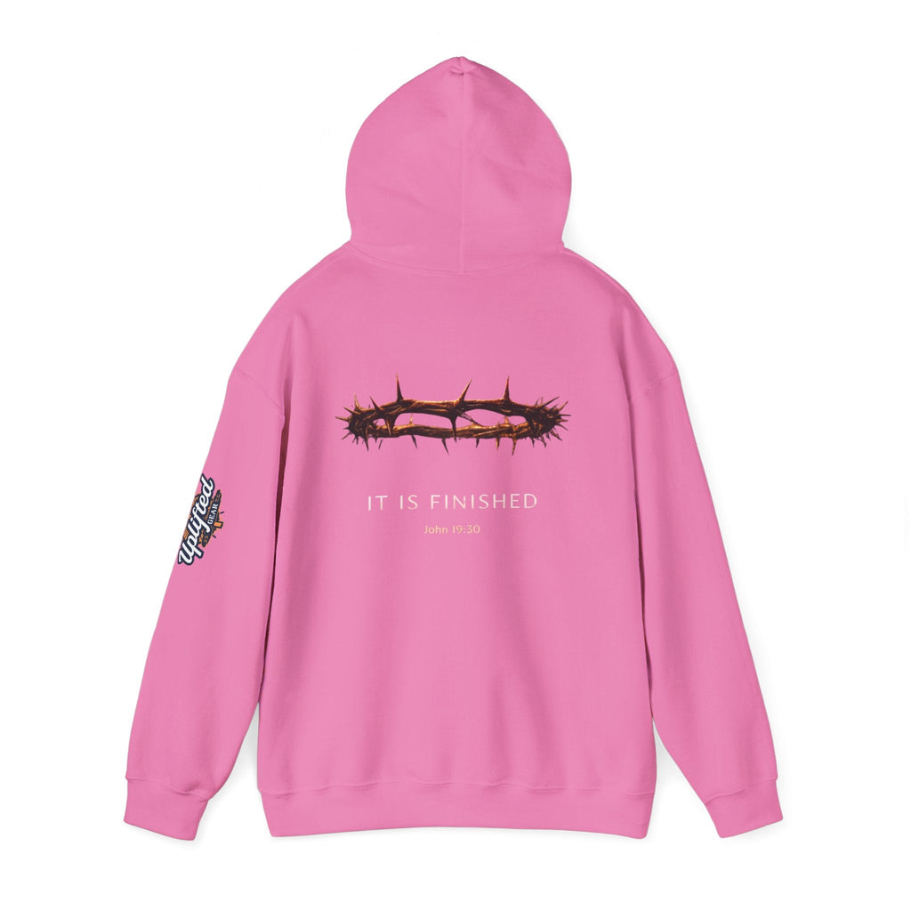 It Is Finished Crown of Thorns Hoodie — Christian John 19:30 Faith Hoodie Printify