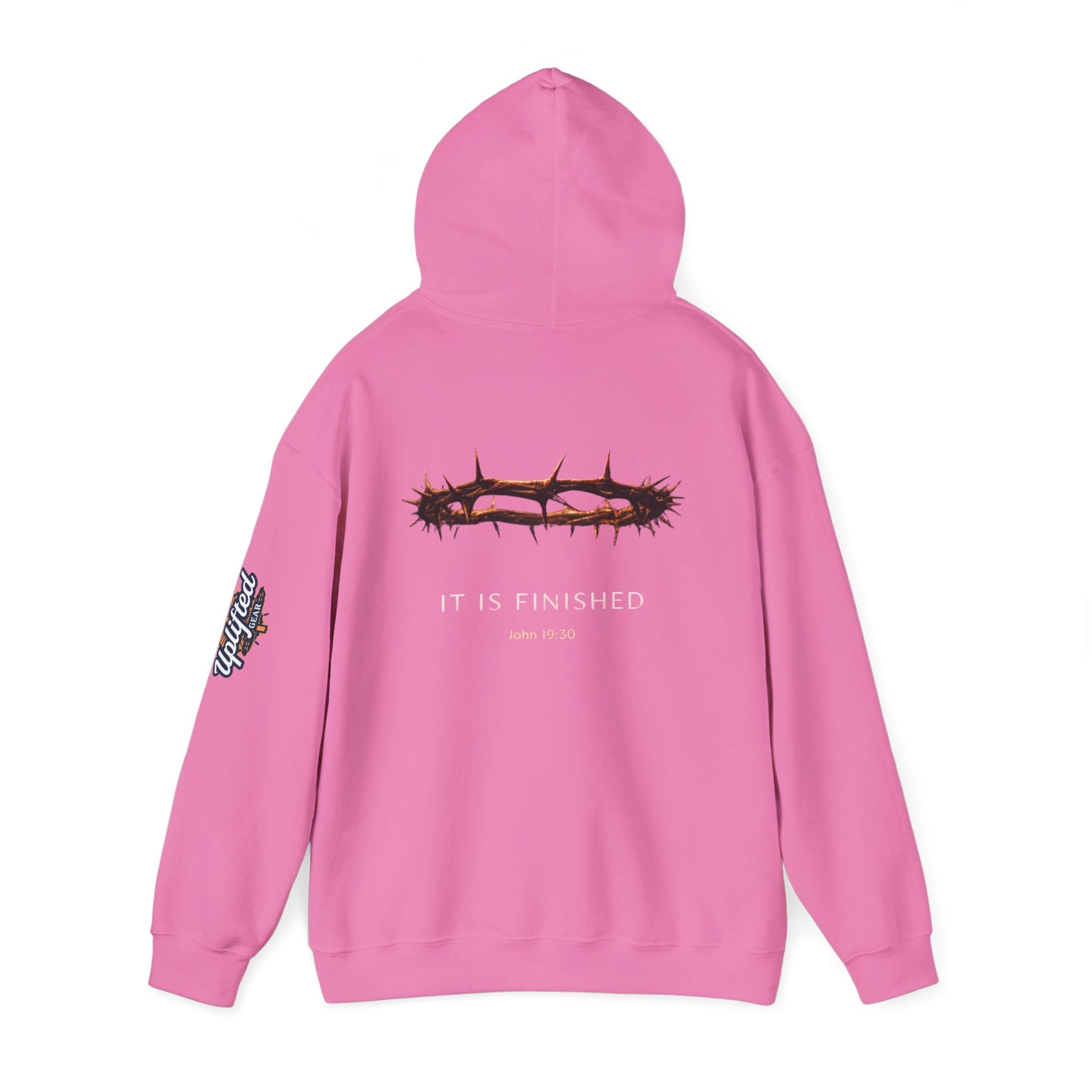 It Is Finished Crown of Thorns Hoodie — Christian John 19:30 Faith Hoodie Printify