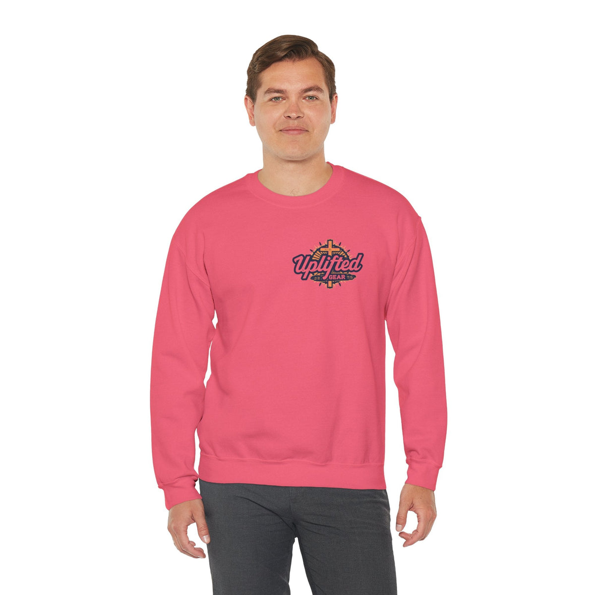 Theologian in Training Sweatshirt – Open Bible & Cross Christian Sweatshirt for Faithful Growth Printify